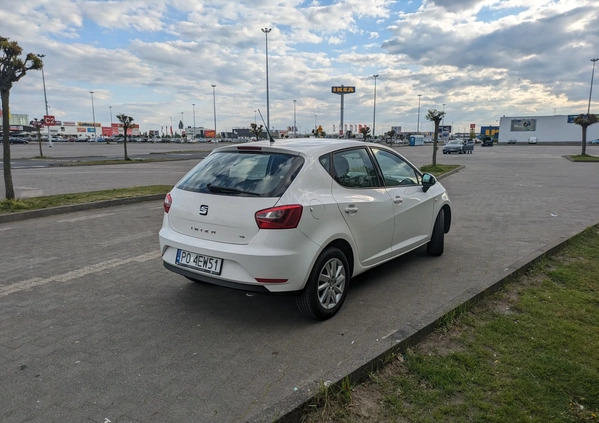 Seat Ibiza cena 26999 przebieg: 142000, rok produkcji 2014 z Poznań małe 106